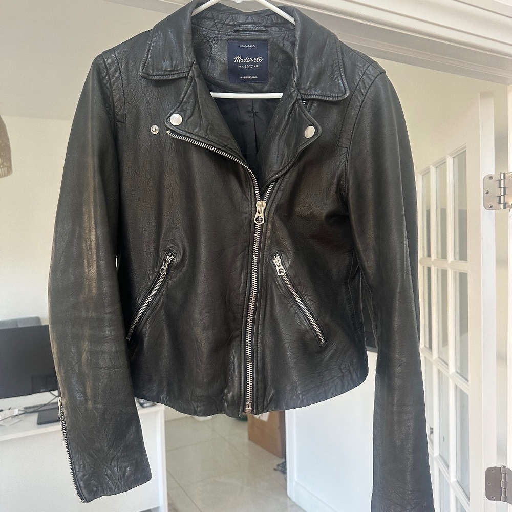 Madewell leather jacket